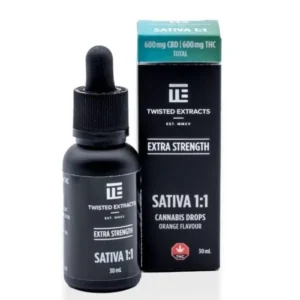 1:1 Tincture Drops Orange | Indica | 600mg CBD & 600mg THC