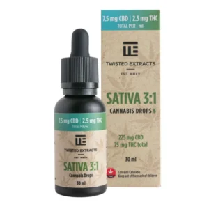 3:1 Sativa Tincture By Twisted Extracts | Buy CBD Oil | Weed