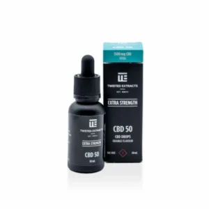 50 CBD Oil Tincture Drops | 1500mg CBD | Twisted Extracts | B2 Alpha Market