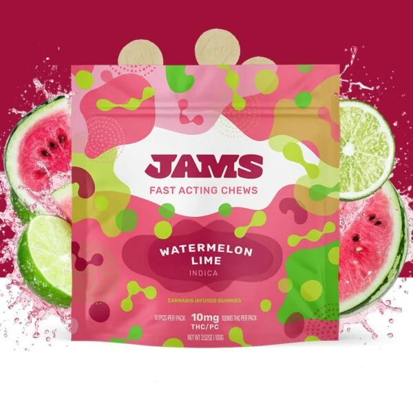 Watermelon Lime Fast-Acting 10mg ea | 10-Pack Fruit Chews